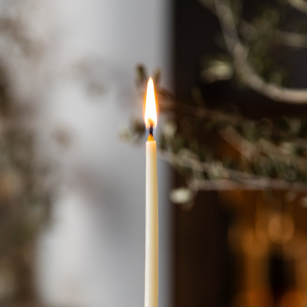 Melissa Beeswax Thin Tapers - Set of 15