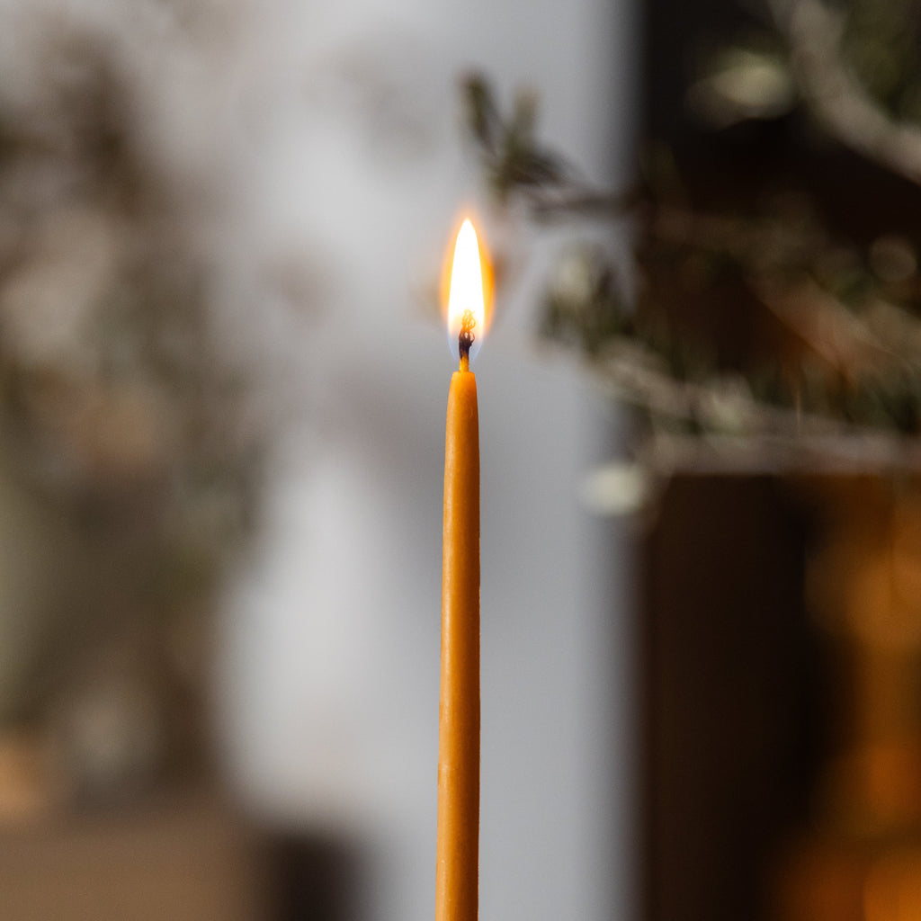 Melissa Beeswax Thin Tapers - Set of 15