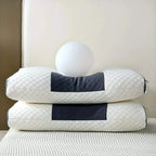 Knitted Antibacterial Cotton Massage Neck Pillow with Removable Cover