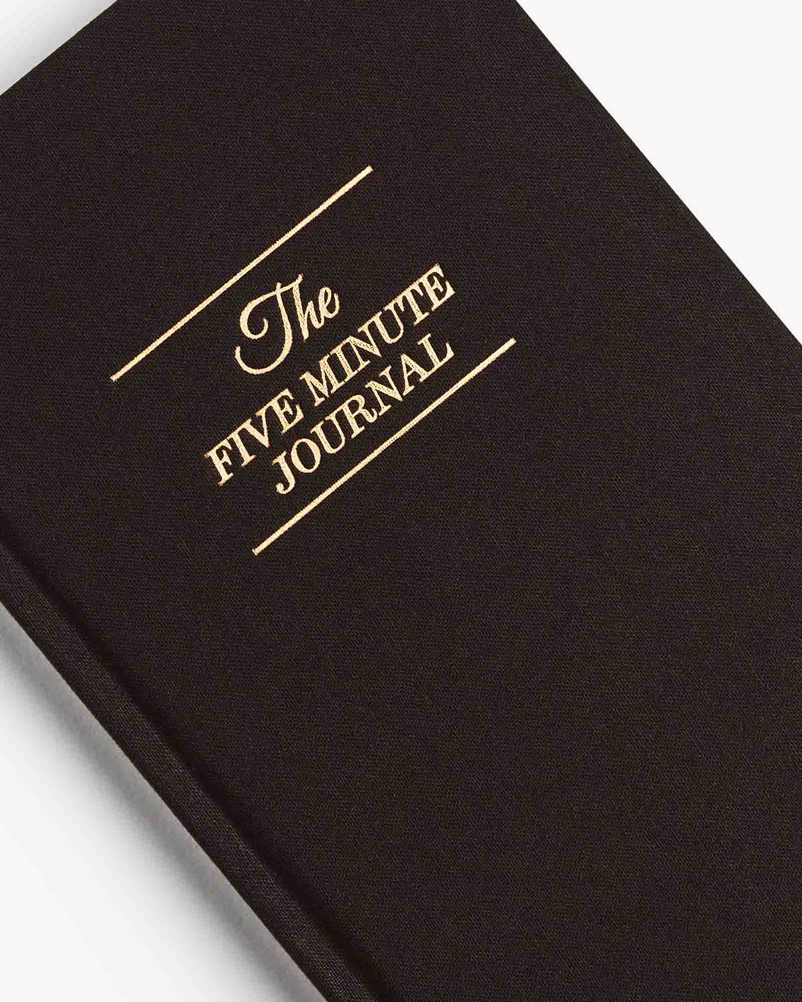 The Five Minute Journal - Bold Black