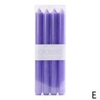 4pcs Home Candlestick Candles Colorful Spell Candles Pure Beeswax Handmade Taper Candles Smokeless Dripless Wax Candles Beeswax Candle for Home Gift Ideas Magic Decorative Aromatic Candles Fulfilled Decor Party Beeswax Candle