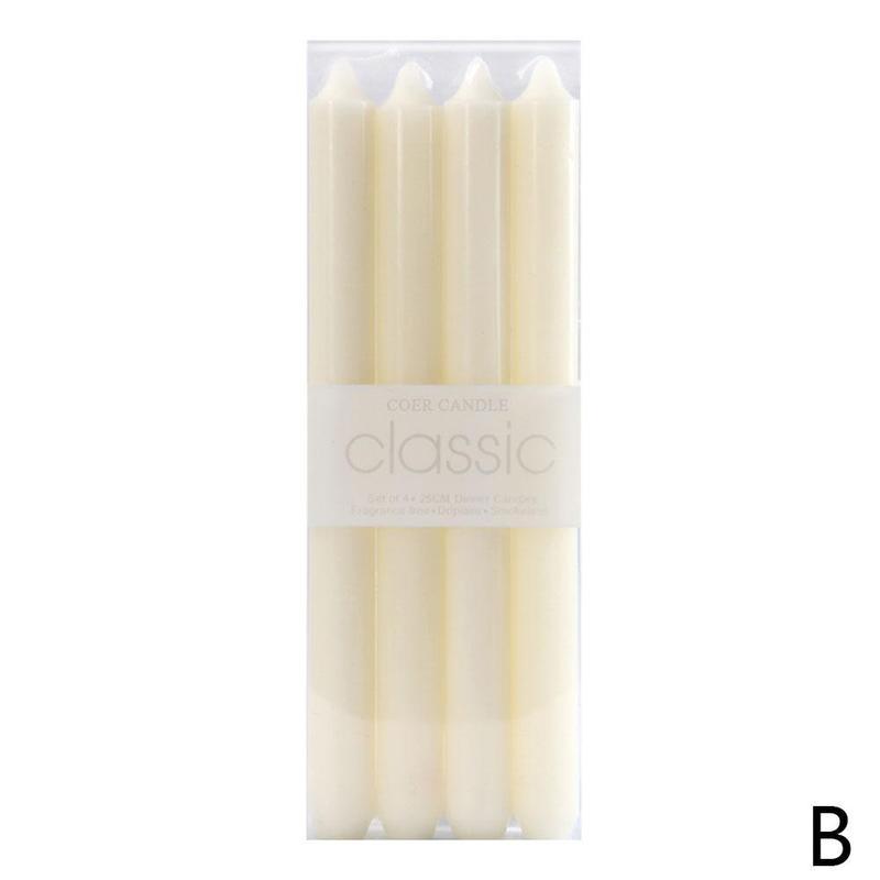 4pcs Home Candlestick Candles Colorful Spell Candles Pure Beeswax Handmade Taper Candles Smokeless Dripless Wax Candles Beeswax Candle for Home Gift Ideas Magic Decorative Aromatic Candles Fulfilled Decor Party Beeswax Candle