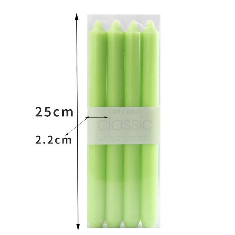 4pcs Home Candlestick Candles Colorful Spell Candles Pure Beeswax Handmade Taper Candles Smokeless Dripless Wax Candles Beeswax Candle for Home Gift Ideas Magic Decorative Aromatic Candles Fulfilled Decor Party Beeswax Candle