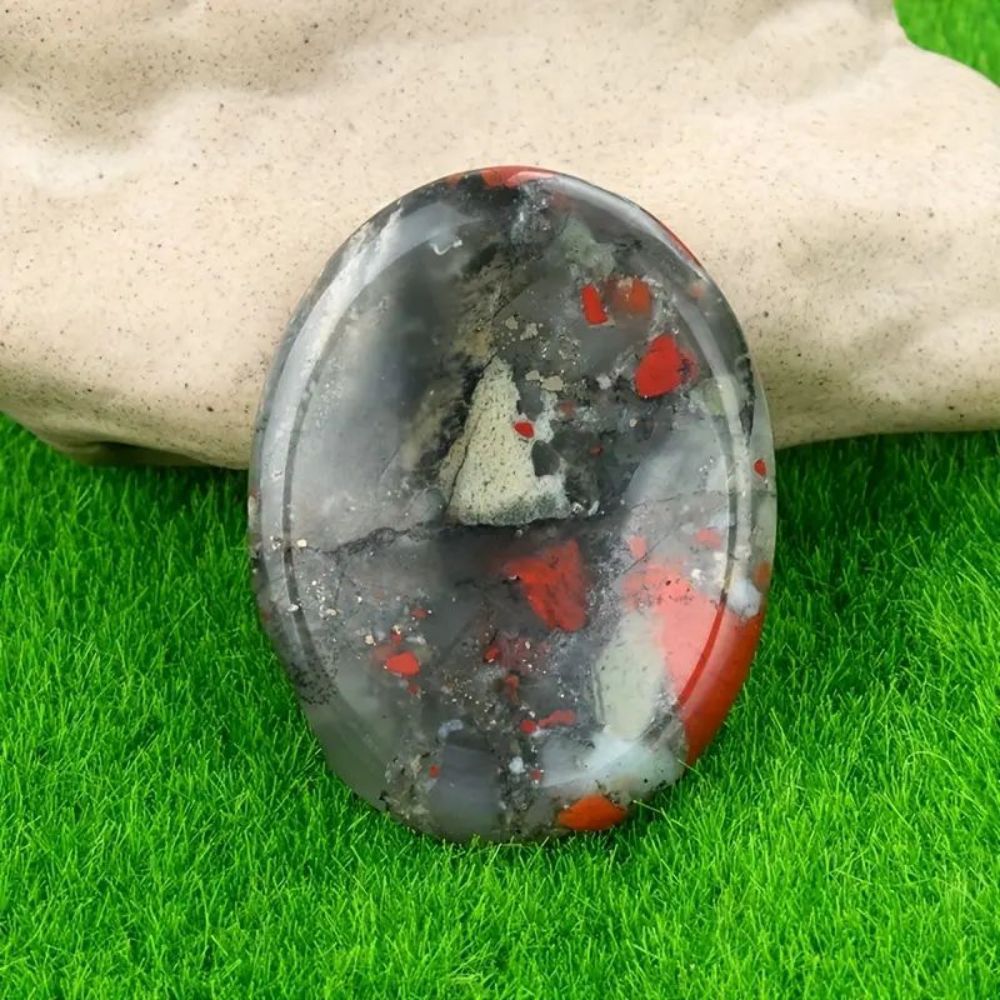 Thumb Worry Stones Oval Massage Quartz Healing Crystal Chakra Energy Therapy Meditation Spiritual Natural Gemstone Decor