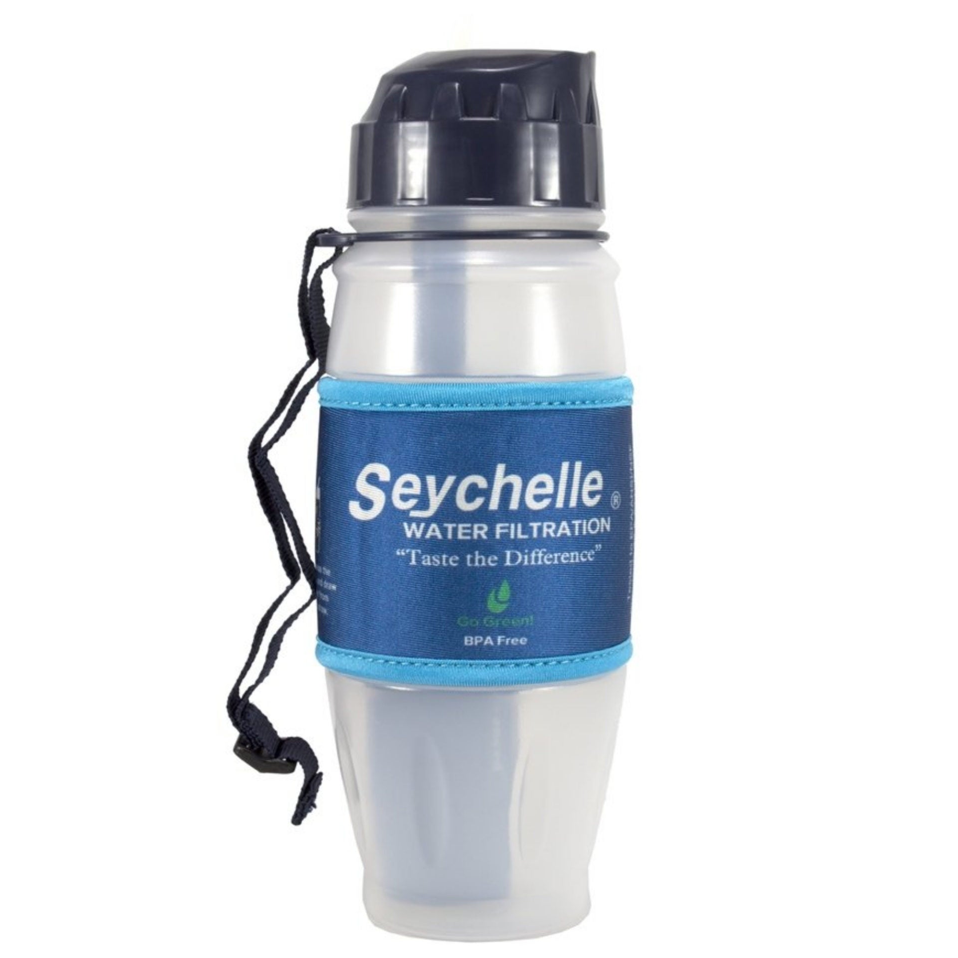 Seychelle 28oz Water Filter Bottle | 100-Gallon Purification Filter - While Supplies Last