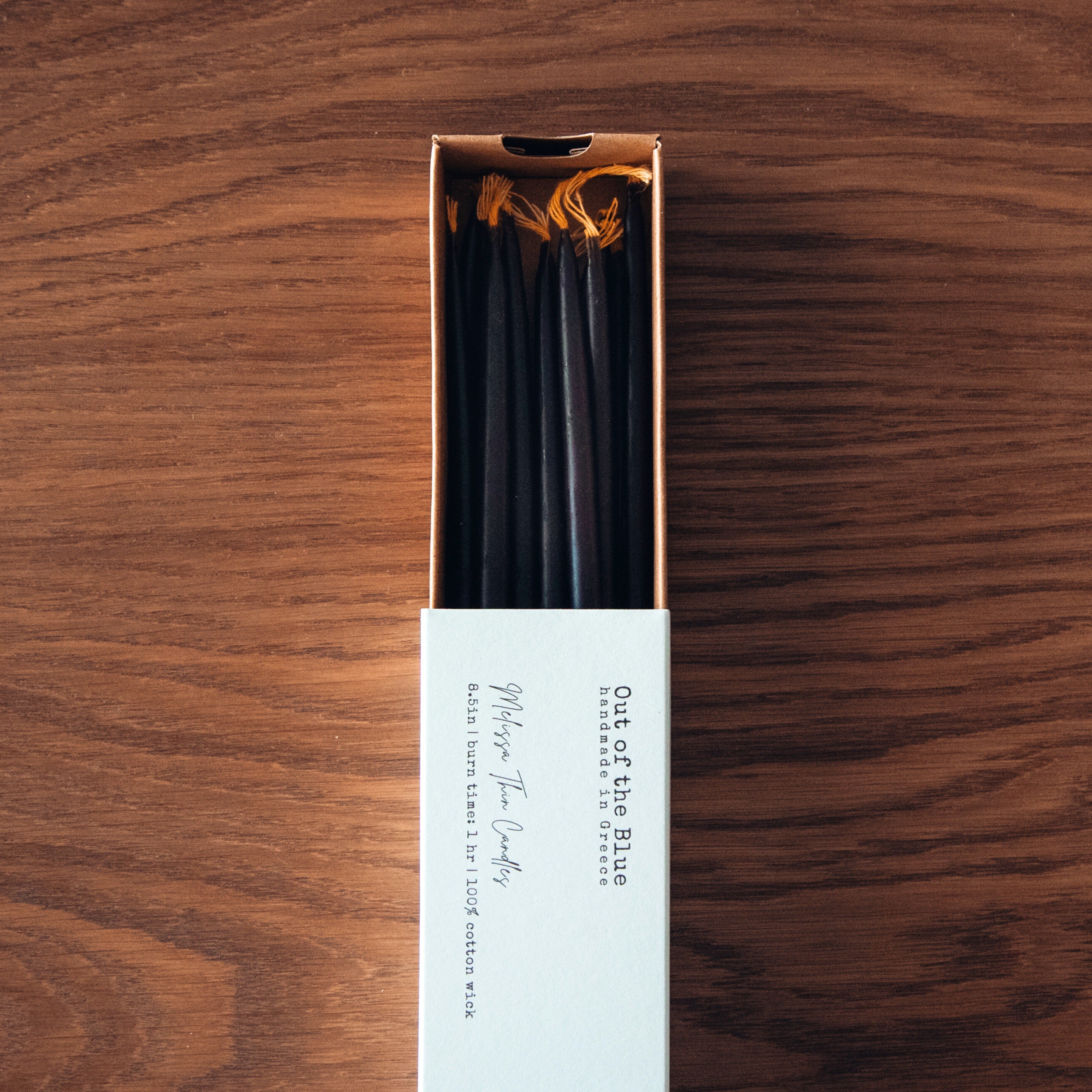 Melissa Beeswax Thin Tapers - Set of 15