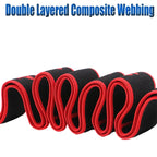 Yoga Stretch Resistance Band | Multi Loop Stretching Strap for Flexibility Training