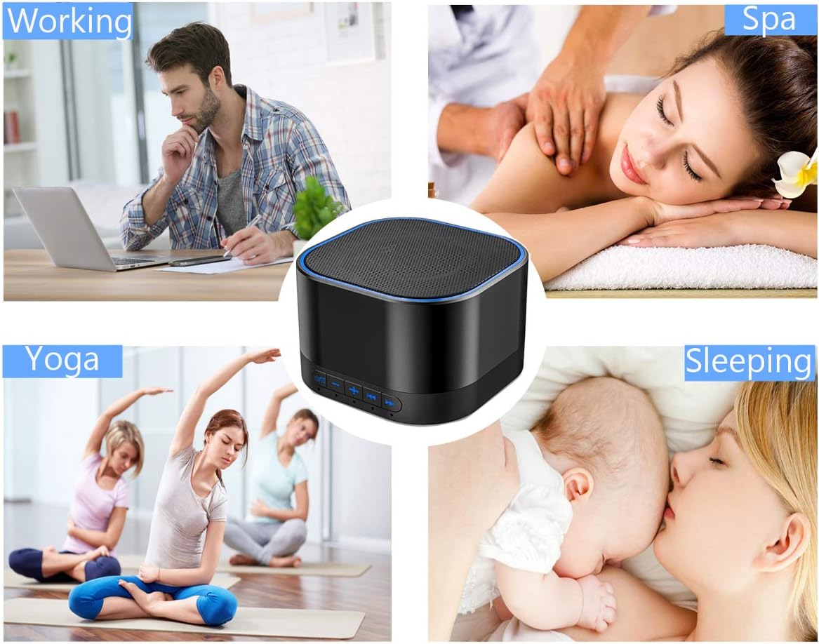 Magicteam White Noise Machine | 20 Sounds for Baby, Kids & Adults