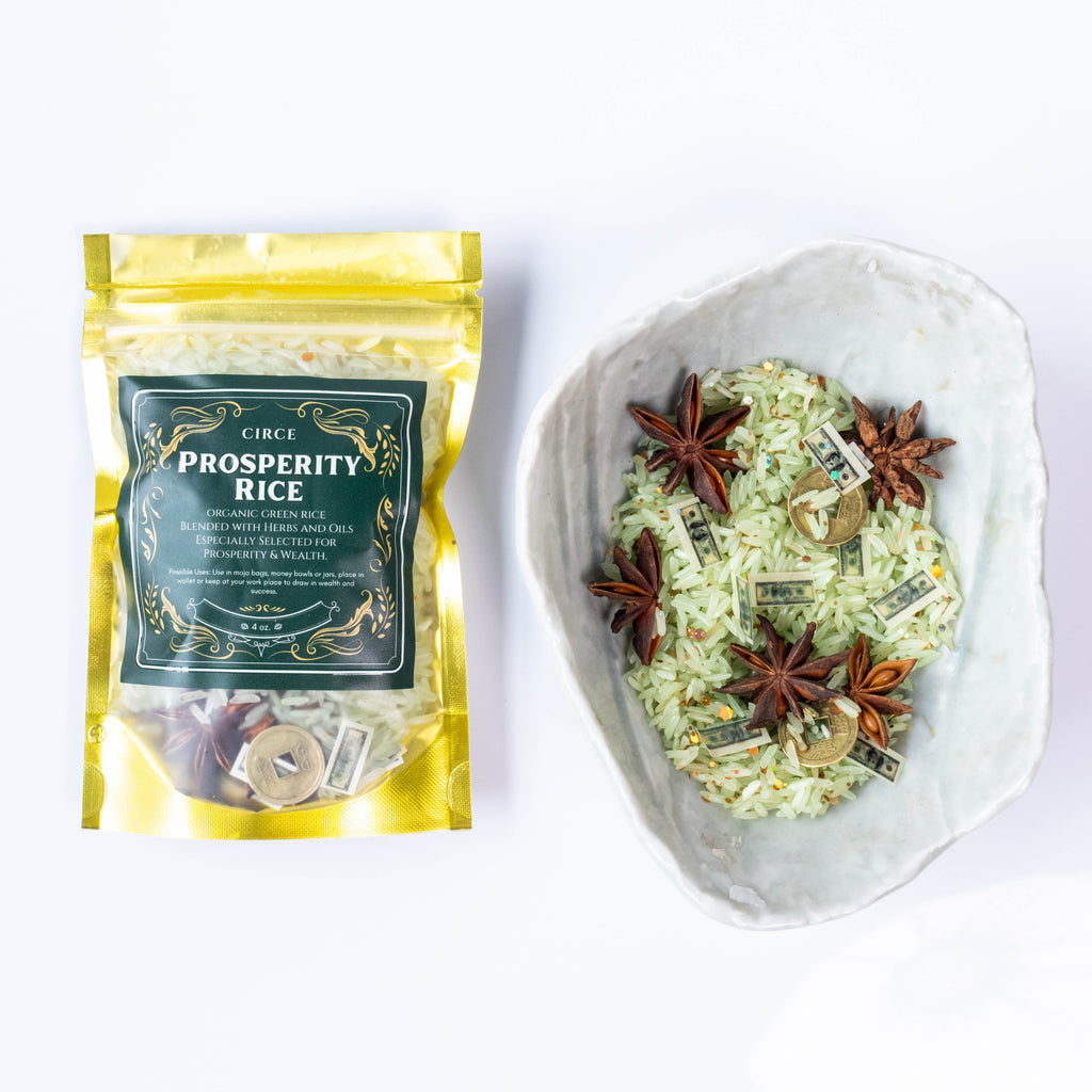 Prosperity Rice 4 oz - For Money Altars and Mojo Bags