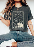 Moon Tarot Card Celestial Comfort Colors Tshirt