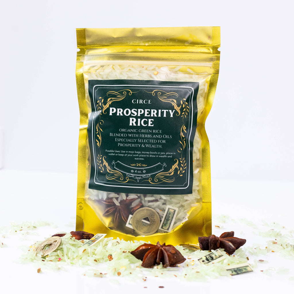 Prosperity Rice 4 oz - For Money Altars and Mojo Bags